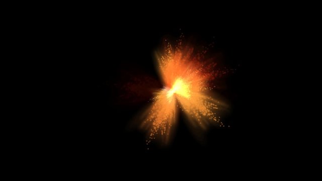 Яркие цветные вспышки, анимация с альфа каналом