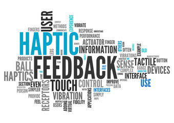 Word Cloud Haptic Feedback