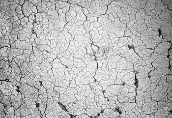 Drought, the ground cracks