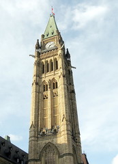 Fototapeta na wymiar Ottawa Parliament Peace Tower 2008