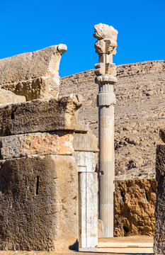 Hall of Hundred Columns in Persepolis, Iran