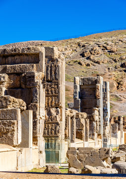 Hall of Hundred Columns in Persepolis, Iran