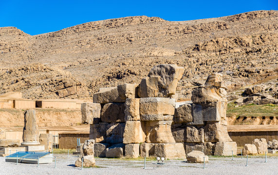View of the Unfinished Gate at Persepolis, Iran