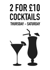 two for ten pounds deal