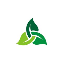 THREE GREEN LEAF LOGO