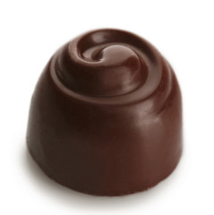 Chocolate candy, isolated on white