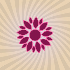 flower icon design 