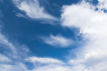 Obraz premium Clouds in blue sky