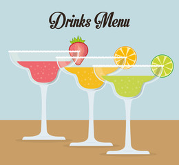 Drinks icon design 