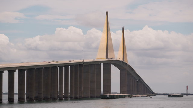 4K Sunshine Skyway Bridge Timelapse 2b