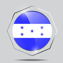 Button Flag of Honduras