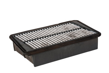 old dirty car air filter