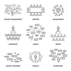 Linear concepts for meetings, management and investment.