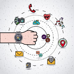 Obraz premium wearable technology design 