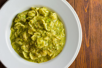 Orecchiette Avocado Pasta