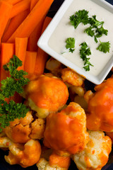 Cauliflower Buffalo Bites