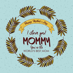 Obraz premium happy mothers day design 