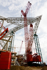 Crane at Construction Site