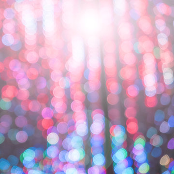 Colorful background with defocused lights