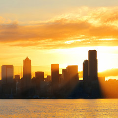 Obraz premium Seattle sunrise