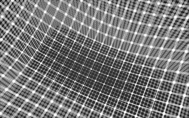 Abstract polygonal space low poly dark background