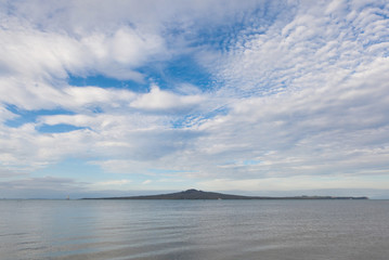 The beautiful scene Rangitoto Island, Auckland, New Zealand.