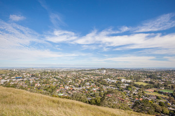 Fototapeta na wymiar The scenic Auckland's city view from Mounth Eden.