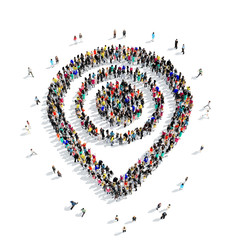  people  shape  map pointer