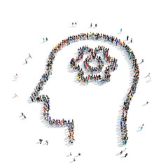 people  shape  human head  gear