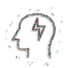 people  shape  human head zipper