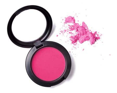 Rouge Blush pink Kosmetik Makeup isoliert
