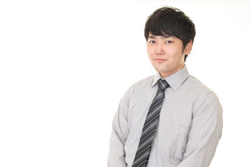 笑顔のビジネスマン