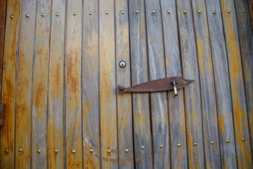 old door view as background