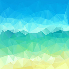Polygonal mosaic abstract geometry background landscape