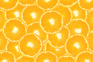 Sliced orange fruit background
