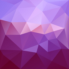 Fototapeta premium Polygonal mosaic abstract geometry background landscape in viole
