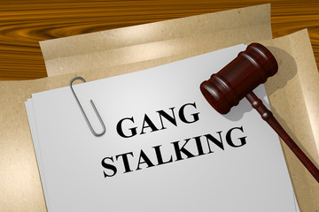 Gang Stalking concept