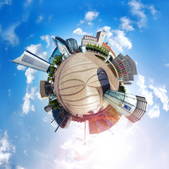 Little Planet vom Leipziger Augustusplatz