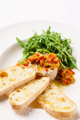 liver pate with toasts