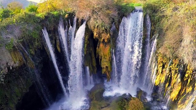 yerkopru waterfalls, hadim, konya, turkey
