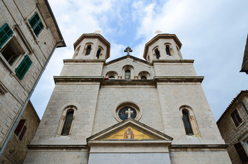Fototapeta na wymiar Church of St. Nicholas, Kotor, Montenegro