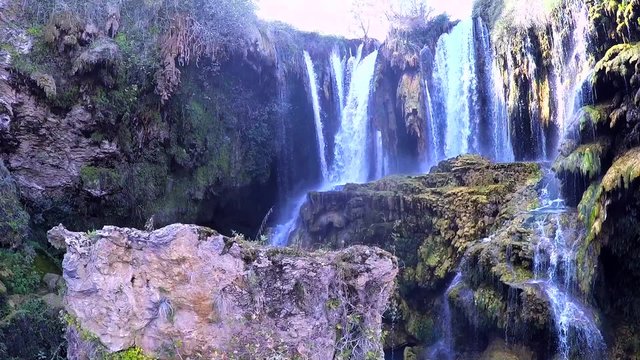 yerkopru waterfalls, hadim, konya, turkey
