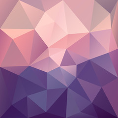 Obraz premium Polygonal mosaic abstract geometry background landscape in viole