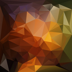 Obraz premium Polygonal mosaic background in red, orange and green colors.