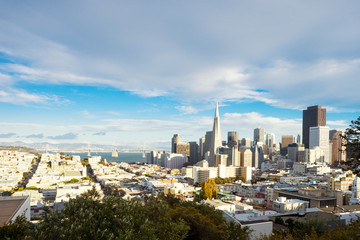 cityscape of San Francisco and skyline