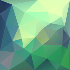 Polygonal mosaic abstract geometry background landscape in blue,
