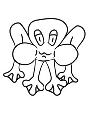 Jumping sweet little cute frog jump funny