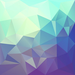 Fototapeta premium Polygonal mosaic abstract geometry background landscape in blue