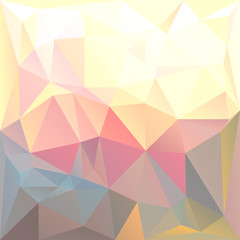 Obraz premium Polygonal mosaic background in yellow, blue and pink colors.