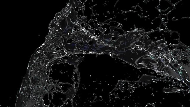 Graphical pouring streaming water, liquid.